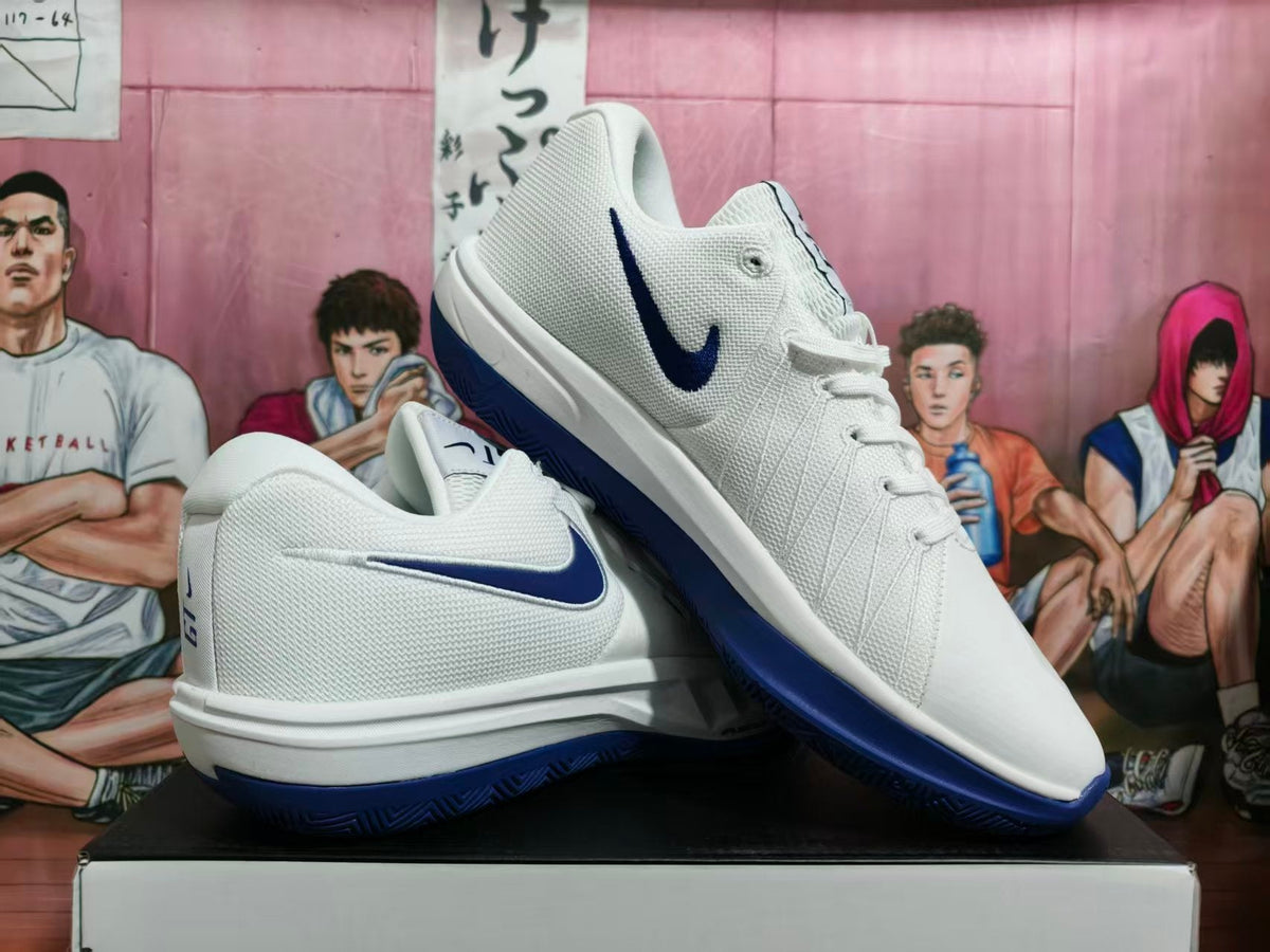 Nike LeBron Basketball Shoes White and Deep Blue