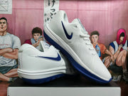 Nike LeBron Basketball Shoes White and Deep Blue