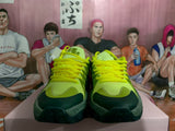 Green and Black Basketball Sneakers