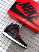 Jordan Air Jordan 1 High OG Black Satin Black/Red Sneakers