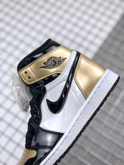 Jordan Air Jordan 1 High Gold Toe Sneakers 861428-007