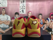 Reebok Question Low Sneakers Red and Gold