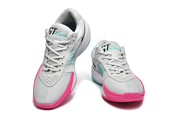 Nike GT Cut Academy Basketball Shoes Grey Pink Teal FB2599-010