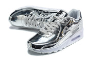 Nike Air Max 90 QS Silver Metallic Sneakers