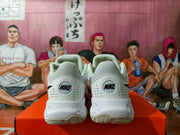 Nike Gray and White Sneakers