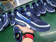 Nike Air Max Sneakers Navy Blue and White