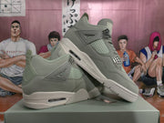 Jordan 4-Style Sneakers Gray