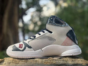 Nike HD2008 High-Top Basketball Sneakers Gray Black
