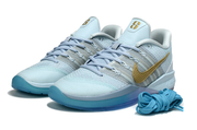 Nike Sabrina 3 Basketball Shoes in Ice Blue and Orange Yellow