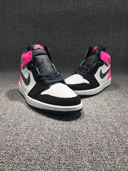 Jordan 1 High Pink Black White Sneakers