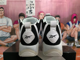 Reebok Black White Gray High-Top Basketball Sneakers