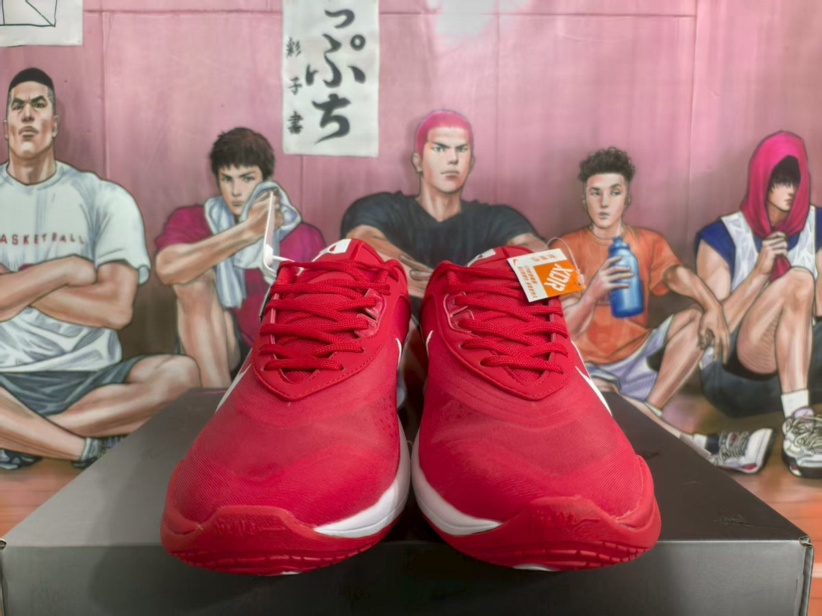 Nike A'ja Basketball Sneakers Red and White