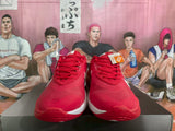 Nike A'ja Basketball Sneakers Red and White