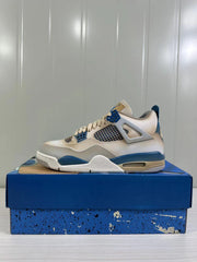 Jordan Air Jordan 4 Retro White Blue Sneakers 308497-105
