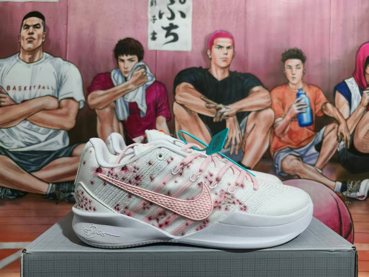 Nike Basketball Shoes White and Pink