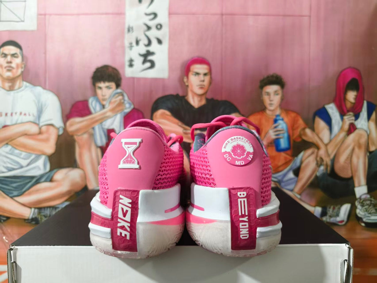 Nike Basketball Pink White Sneakers