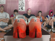 Nike Basketball Shoes White and Bright Orange