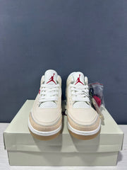 Jordan Air Jordan 3 Retro Year of the Horse Sneakers Cream Red