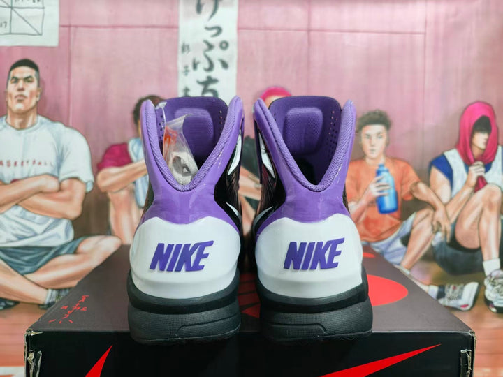 Nike Zoom Kobe 5 Basketball Shoes Black White Purple