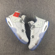 Jordan Air Jordan 4 Laser White Platinum Sneakers