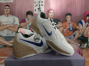 Nike 12·AM Basketball Sneakers White Blue Tan
