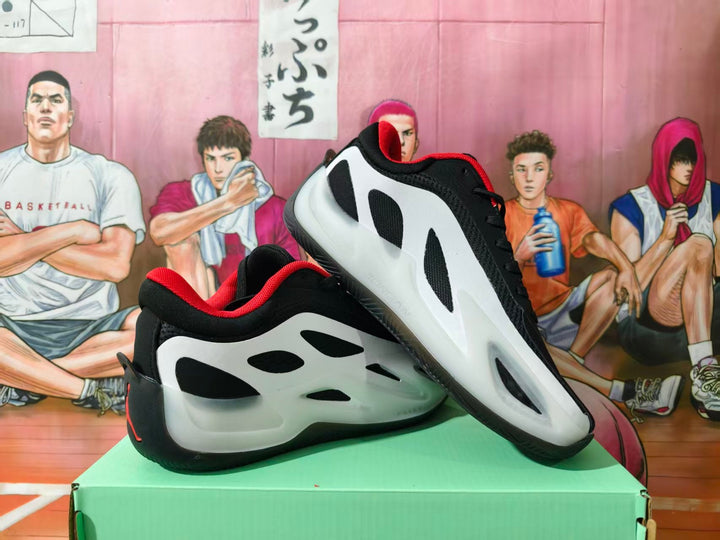 Jordan Luka 1 Basketball Shoes White Black Red