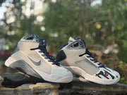 Nike HD2008 High-Top Basketball Sneakers Gray Black