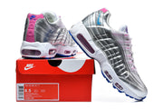 Nike Air Max 95 Silver Pink Blue Sneakers