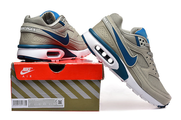 Nike Air Max Gray and Blue Sneakers