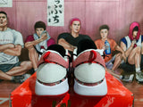 Nike Pink Black White Basketball Sneakers