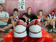 Nike Pink Black White Basketball Sneakers