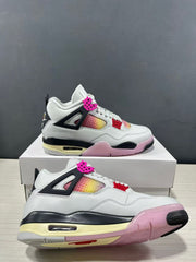 Jordan Air Jordan 4 Retro Comic White Black Pink Sneakers JA1135-100
