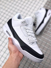 Fragment x Air Jordan 3 Sneakers White Black