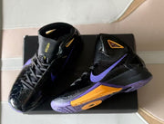 Nike Zoom Kobe 5 Lakers Basketball Shoes Black Purple Gold