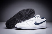 Jordan Air Jordan 1 Low White Dark Swoosh Sneakers