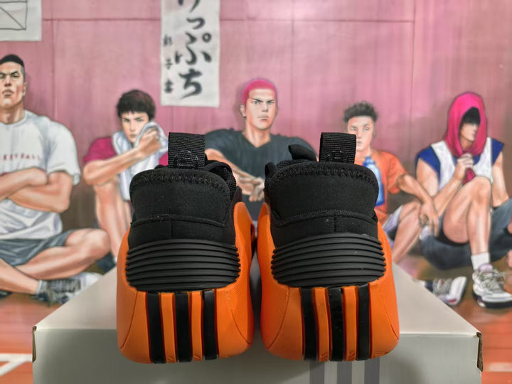 Black and Orange Sneakers