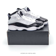 Jordan 6 Rings White Black Purple Sneakers 2411WWYLOG