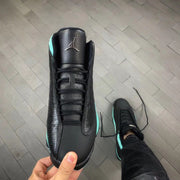 Jordan Air Jordan 13 Island Green Sneakers Black and Green