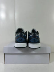 Jordan Air 1 Low Sneakers Black Grey Blue DC0774-040