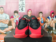 Jordan Basketball Sneakers Red and Black Quai 54 Style