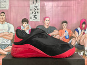 Converse Black and Red High-Top Sneakers
