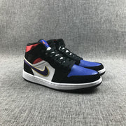 Jordan 1 Mid Satin Lakers Top 3 Sneakers 852542-005