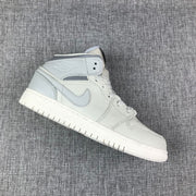 Jordan Air Jordan 1 Mid GS Light Bone Grey Fog Sneakers