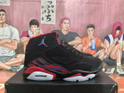 Jordan Black Red High-Top Basketball Sneakers