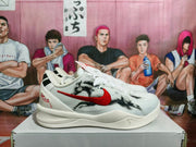 Nike Basketball Sneakers White Black Red