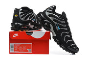 Nike Air Max Plus Black and Silver Sneakers