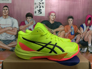 ASICS Neon Yellow Basketball Sneakers