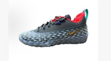 Nike Gray Low-Top Sneakers with Gold Swoosh