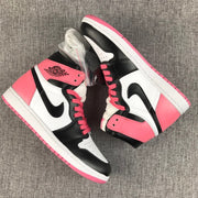Jordan Air Jordan 1 High Dirty Pink Black Toe Sneakers