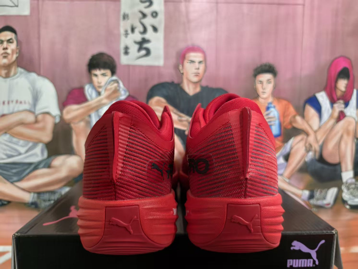 Puma All-Pro Nitro Basketball Shoes in Red and Black